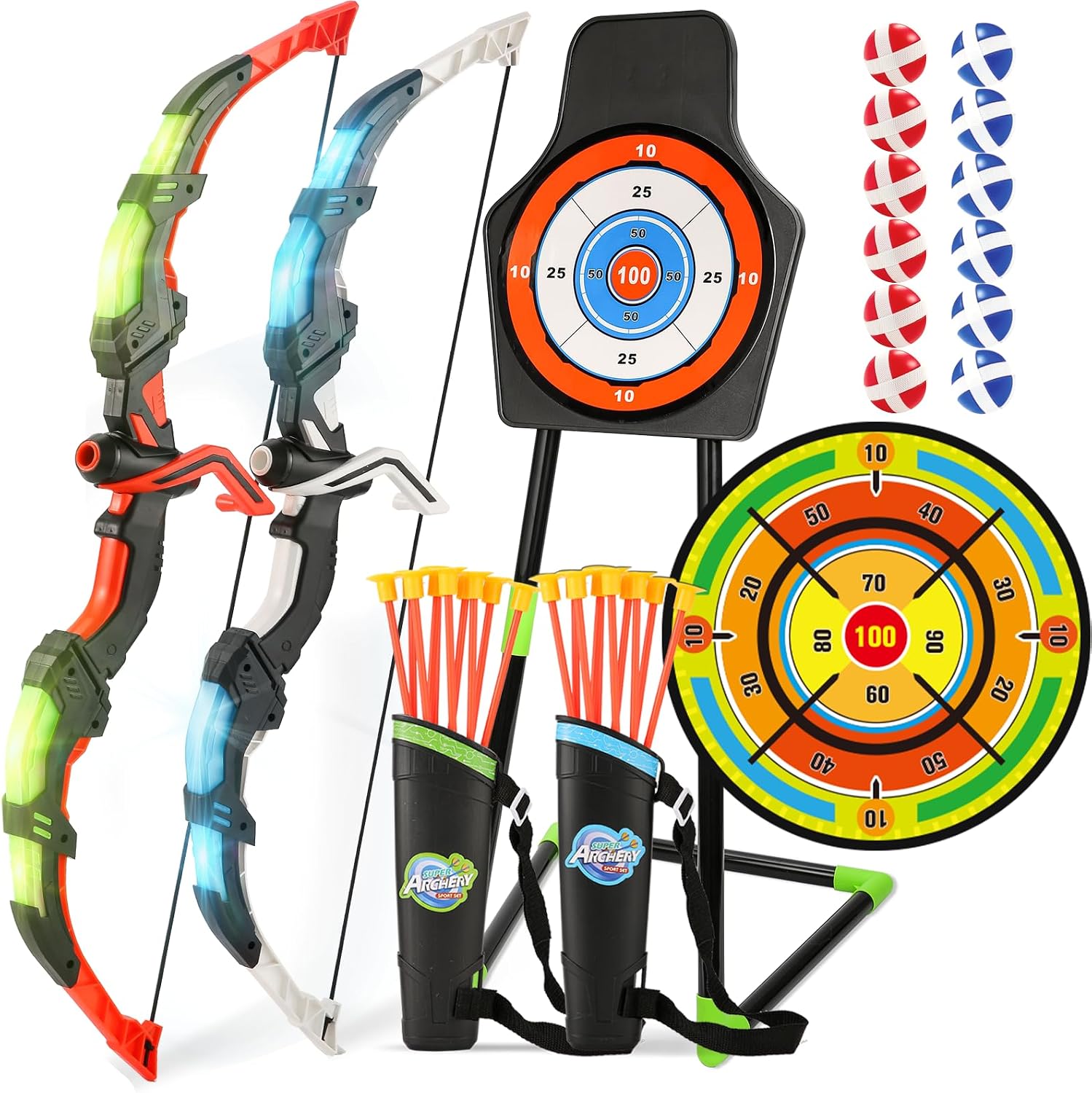 Detalle de Kids' Archery Set with LED Bows