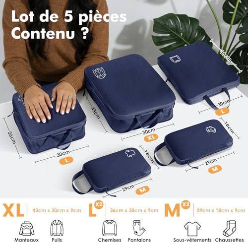 Thumbnail 5 de Samfolk organisateurs de valise en nylon