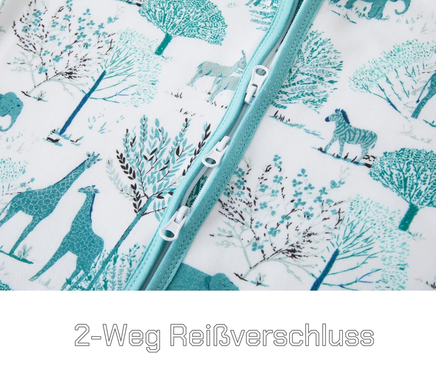 Detalle 1 de Teechodina Baby Schlafsack 1,5 Tog, 2er Pack