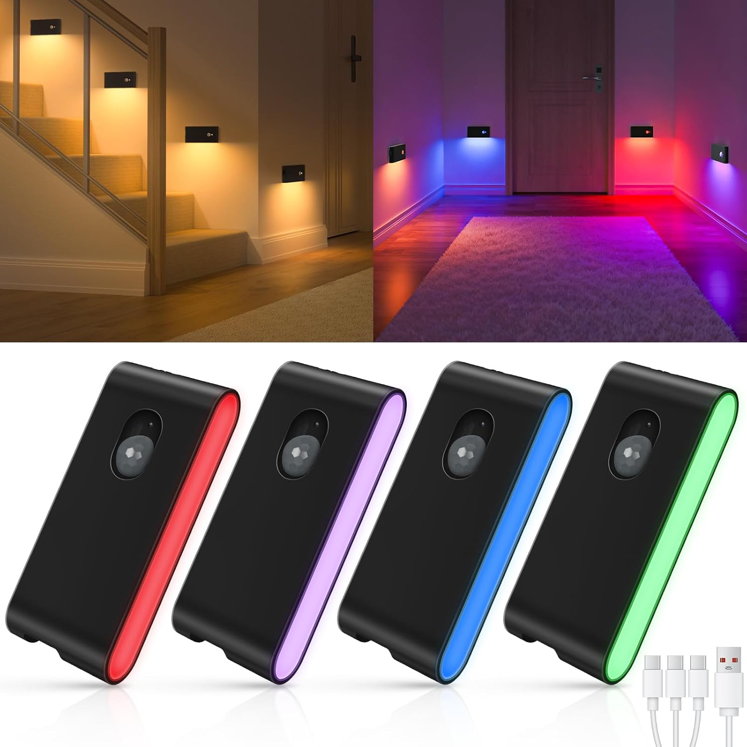 Detalle de RGB & Warmweiß Nachtlicht 500 mAh