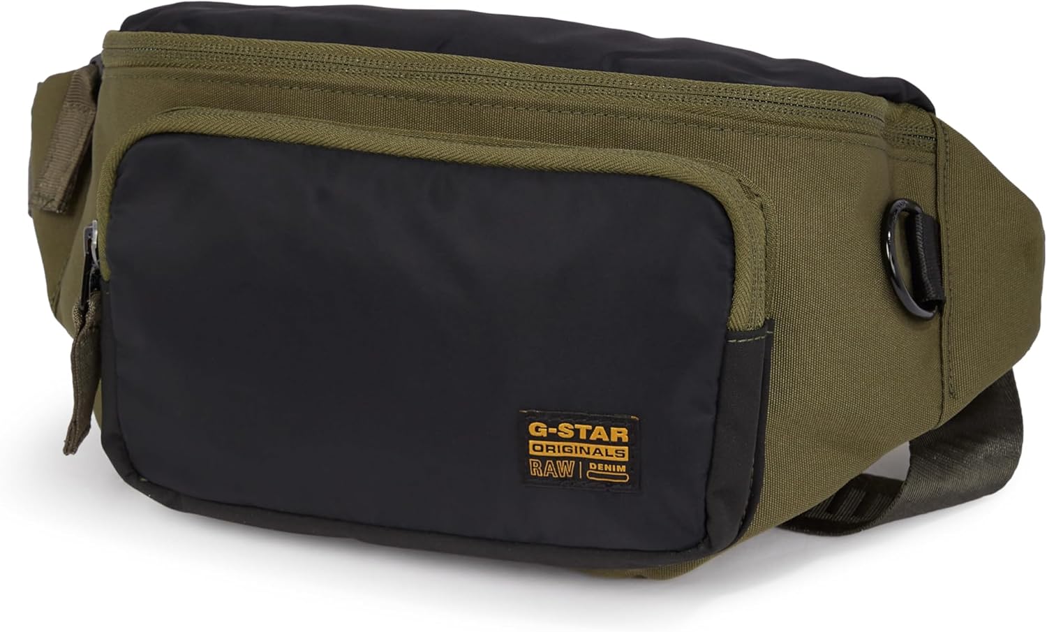Detalle de G-Star RAW Sac Banane Homme Vert Shadow Olive – PETIT compagnon urbain, bien pensé