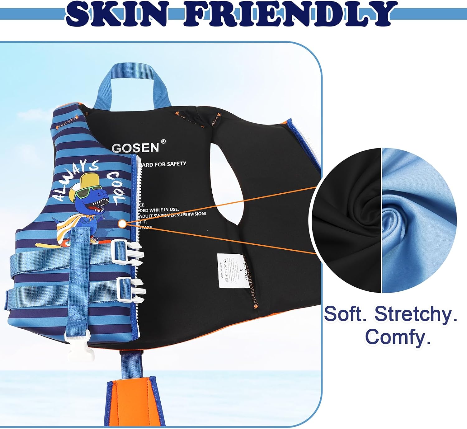 Thumbnail 2 de GOSEN Toddler Swim Vest: Safe, Buoyant Swim Jacket for 1–8 Years