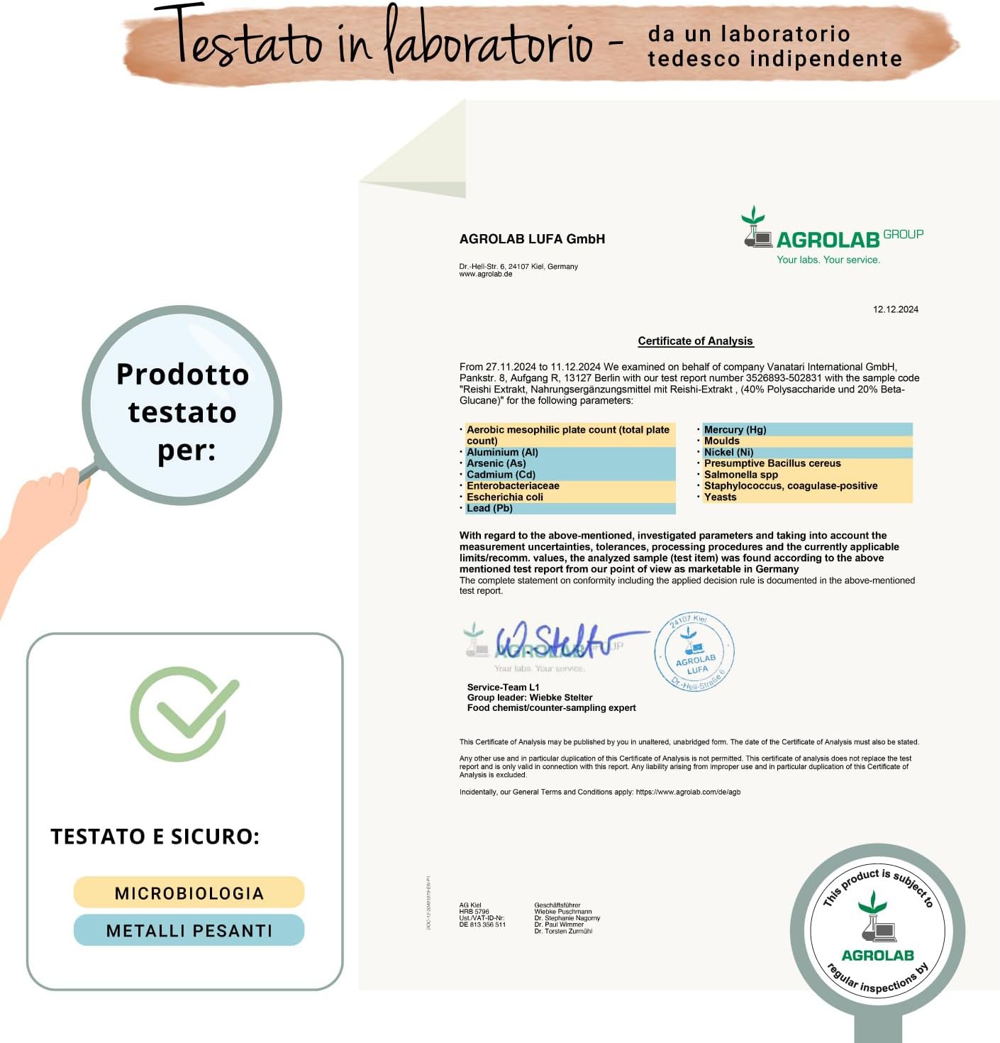Thumbnail 5 de REISHI Vegavero 27.300 mg (14:1) – Estratto concentrato, 120 capsule vegane