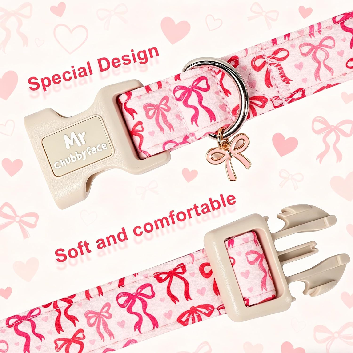 Detalle de MR.CHUBBYFACE Dog Collar, M Size