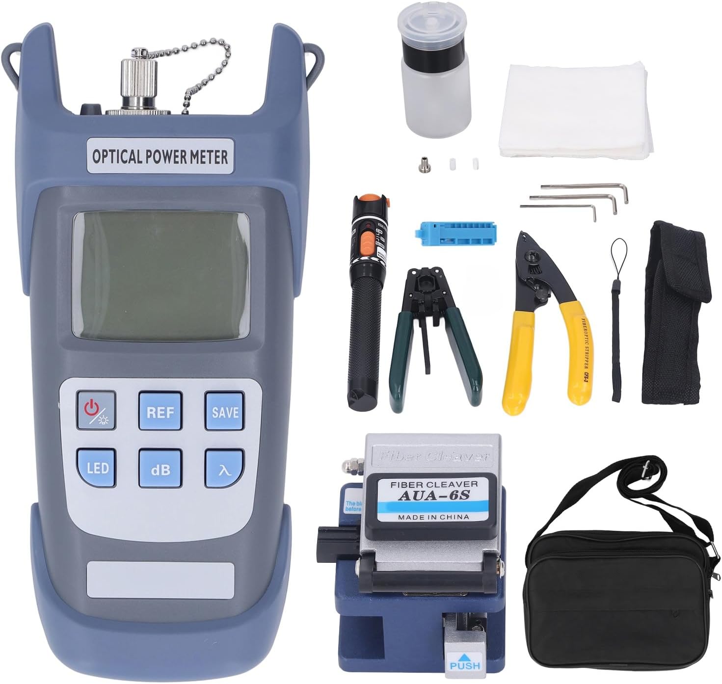 Fyearfly kit terminazione in fibra, tester