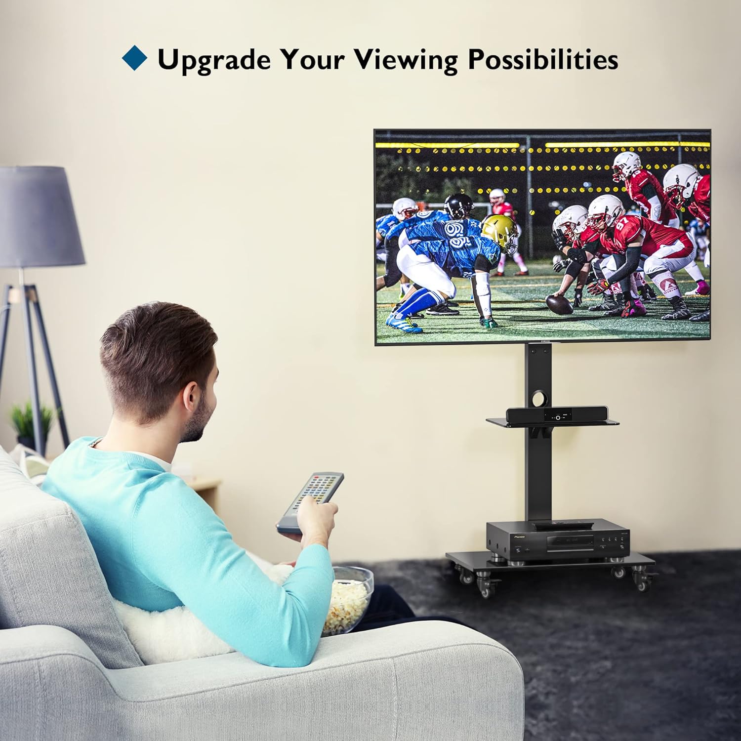 Thumbnail 5 de BONTEC TV-Ständer 30–70 Zoll mit Rollen