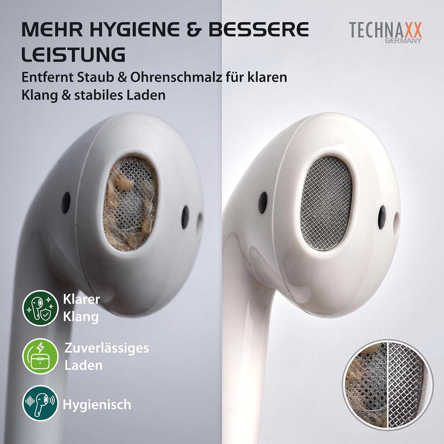 Thumbnail 5 de Technaxx 3-in-1 Reinigungsset TX-333 für In-Ear Kopfhörer & Smartphone