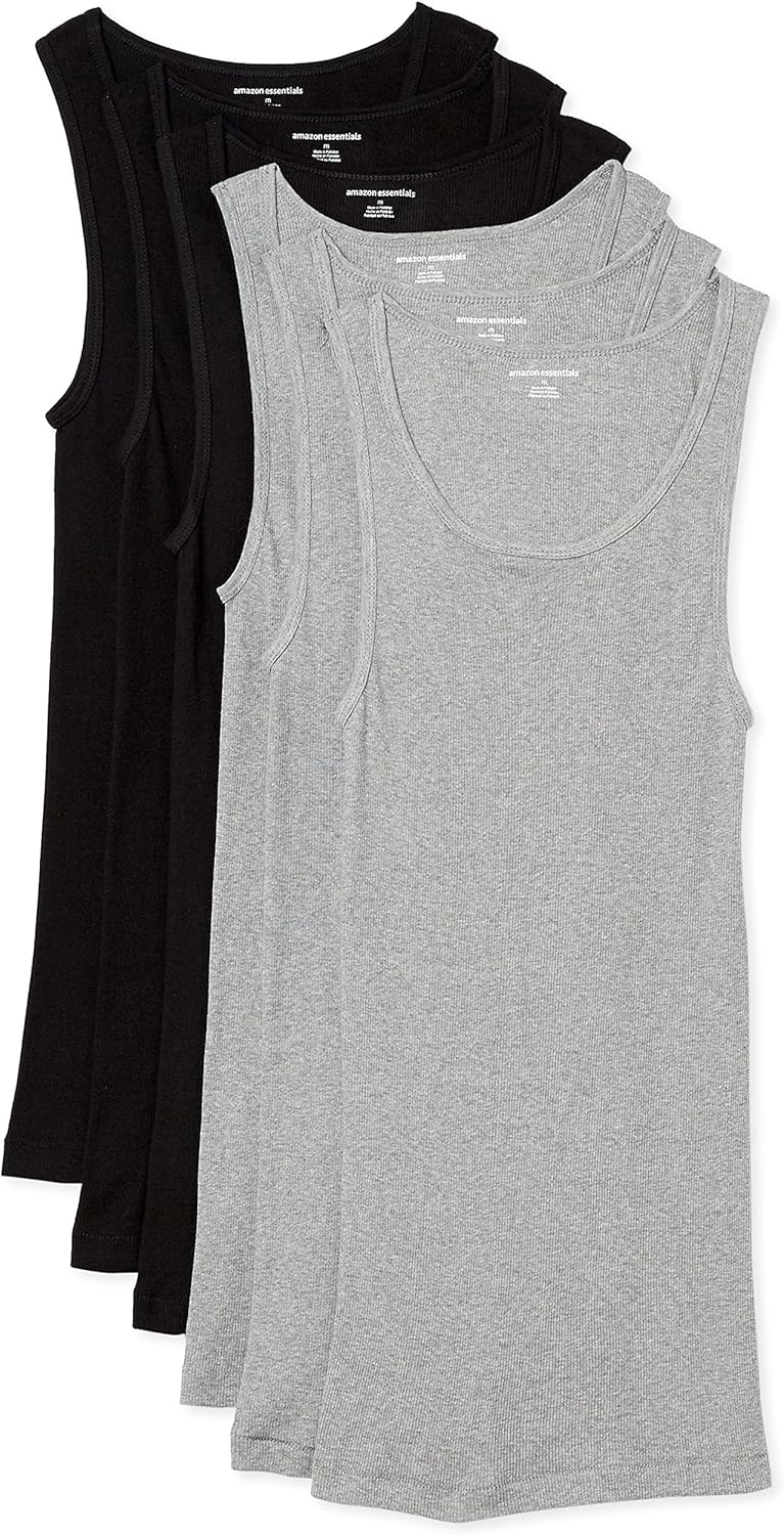 Thumbnail 6 de Amazon Essentials Men's Slim Fit Breathable Cotton Tank Undershirts (Pack of 6)
