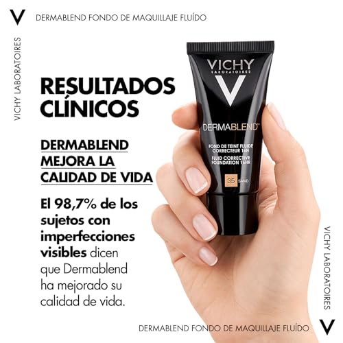 Thumbnail 6 de Vichy Dermablend Teint-korrigierendes Make-up 35 sand – deckendes Make-up für empfindliche, unreine Haut