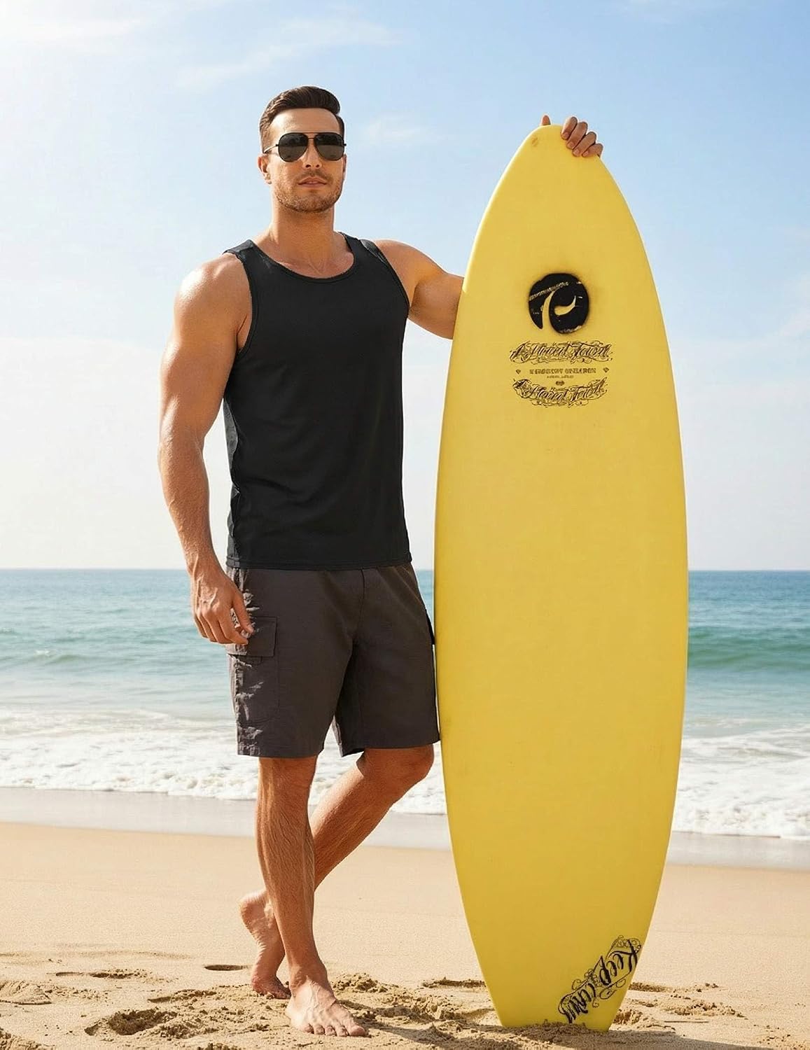 Thumbnail 1 de PINSPARK Men's UPF 50+ Quick-Dry Sleeveless Athletic Tank