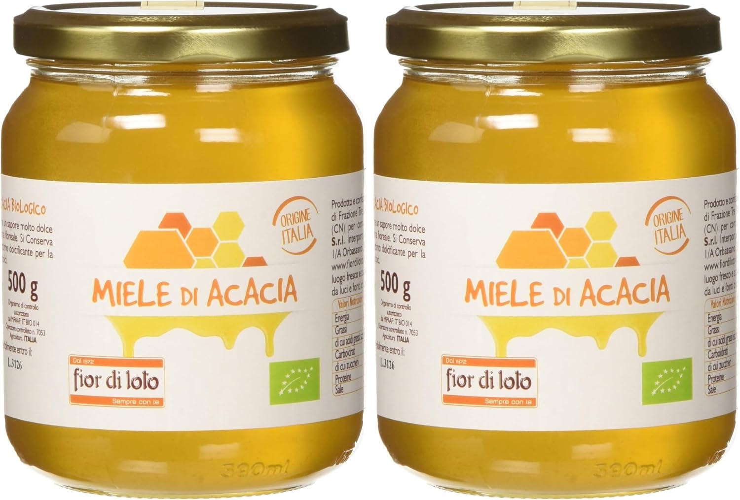 Detalle 1 de Fior di Loto Miele di Acacia, 500 g