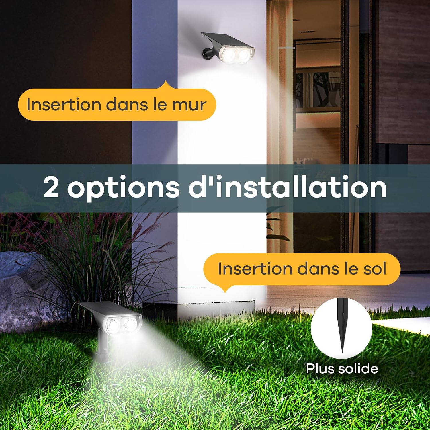 Thumbnail 5 de Linkind StarRay 800lm Applique Solaire extérieur