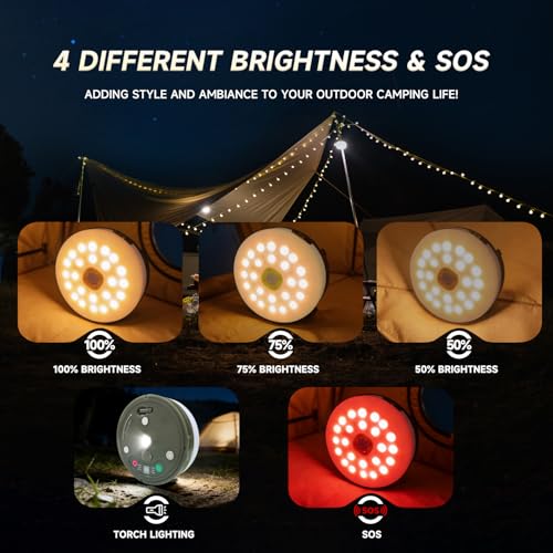 Thumbnail 3 de Nacvo Camping String Lights 10M/100LED with USB Rechargeable Fairy Lights