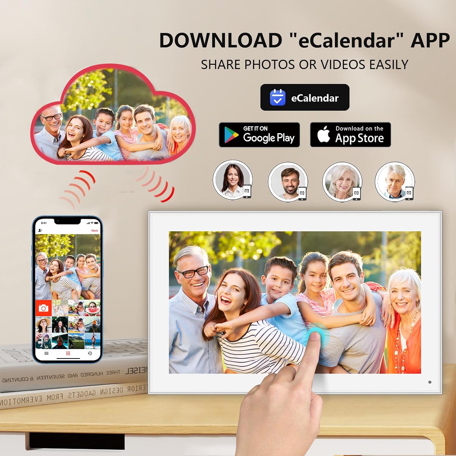 Thumbnail 5 de 15.6 inch Digital Photo Frame