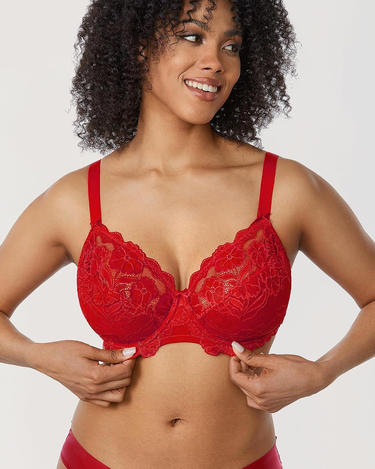 Detalle de DELIMIRA Soutien‑gorge grande taille en dentelle sans armature