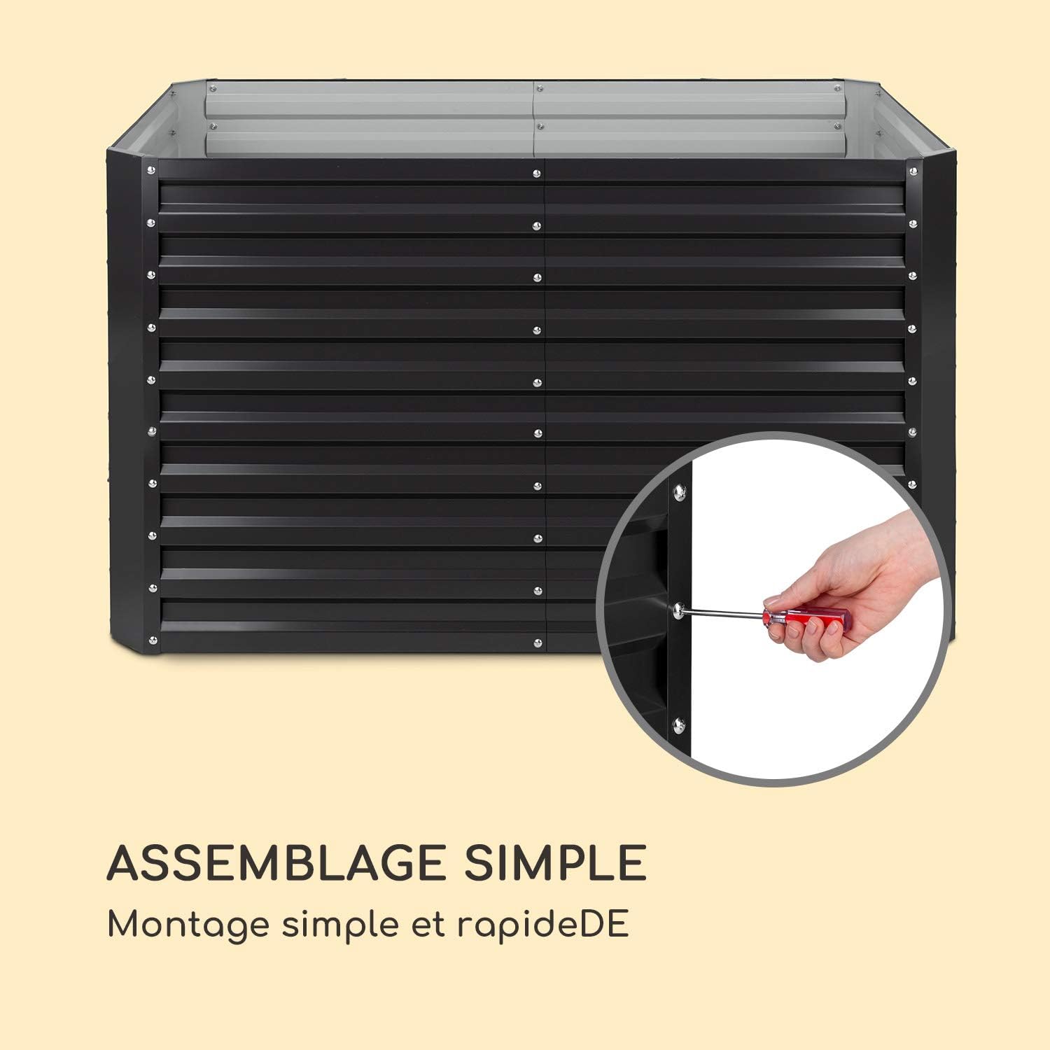 Thumbnail 6 de Blumfeldt GDMB4-High-200*90-AN Raised Bed, 1,800L Weather-Resistant Steel
