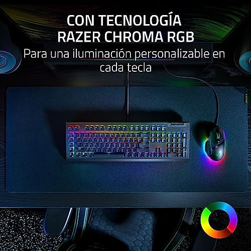 Thumbnail 4 de Razer BlackWidow V4 X: Teclado mecánico gaming con switches amarillos y iluminación Chroma RGB