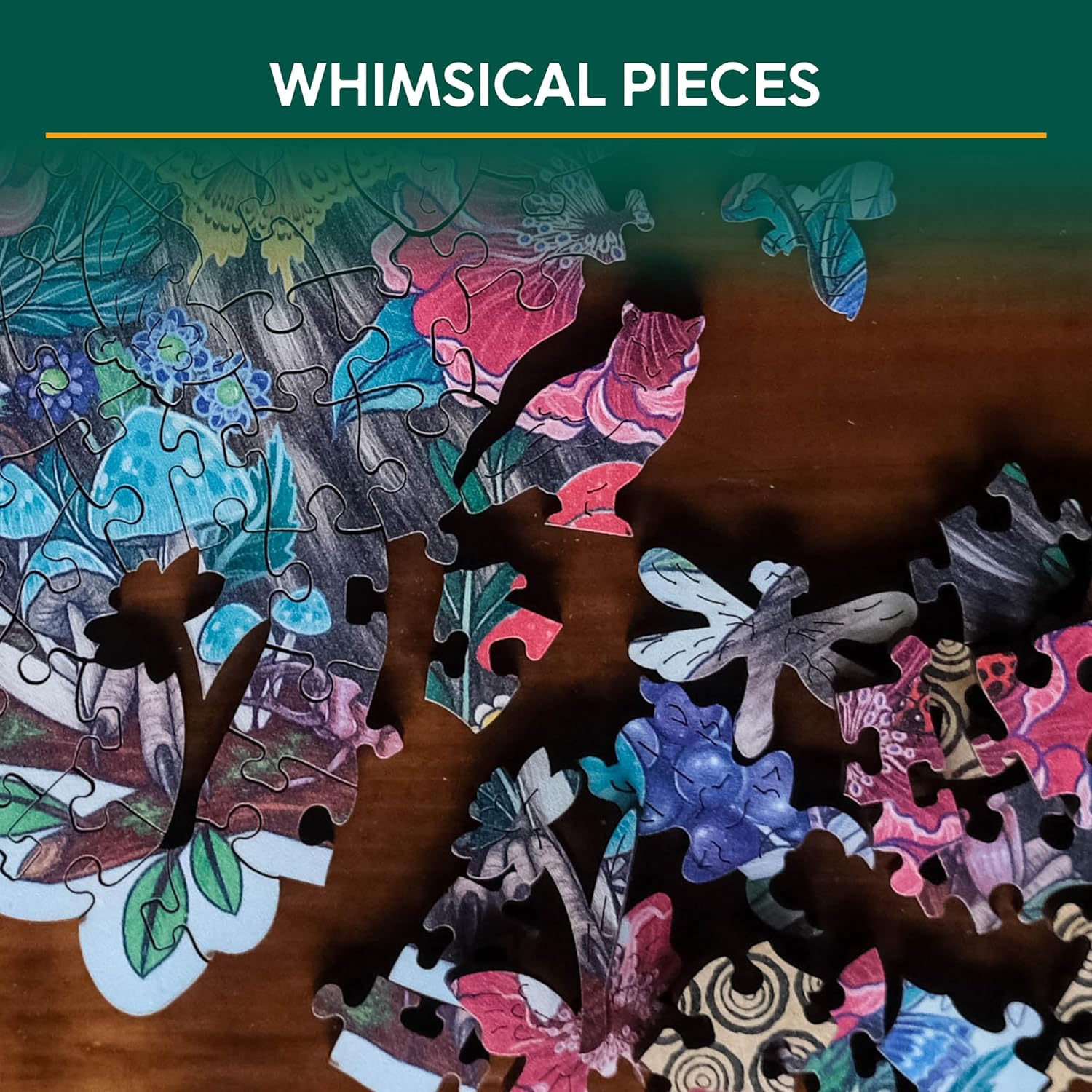 Thumbnail 5 de Ravensburger Wooden Puzzle 17511 „Geheimnisvolle Eule“ (150 Teile) mit 15 Holzfiguren