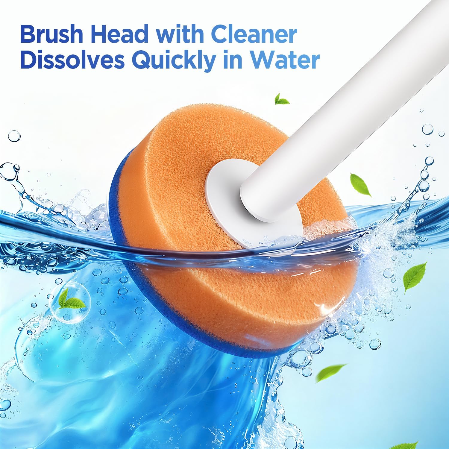 Detalle de Disposable Toilet Brush with 35 Colorful Refills