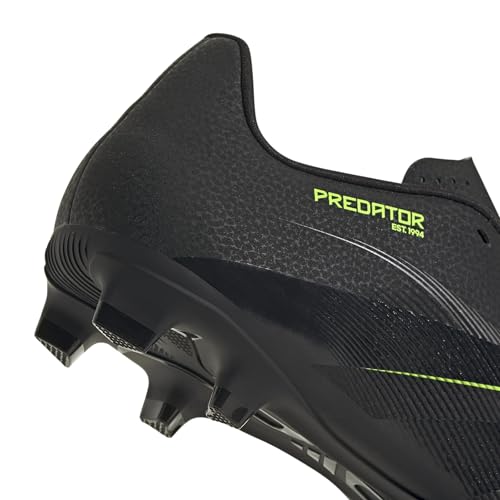 Thumbnail 6 de adidas Predator Club Firm Ground/Multi Ground Football Boots (Unisex) - Core Black/Carbon/Lucid Lemon, 9 UK