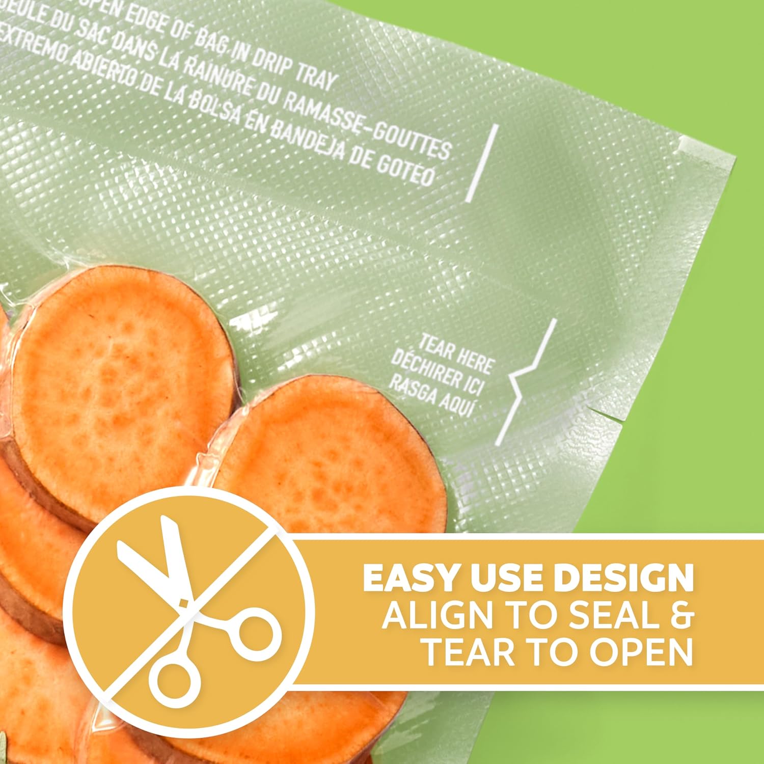 Detalle de FoodSaver Vacuum Sealer Bags, 946 mL