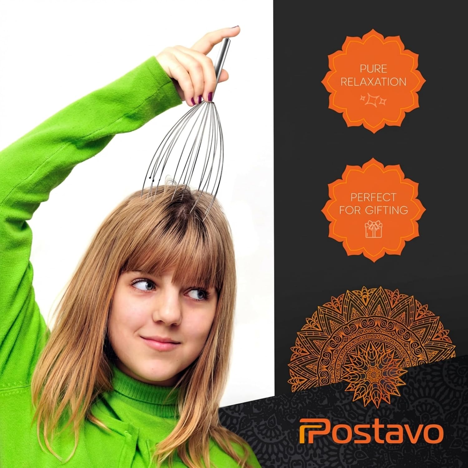 Thumbnail 5 de Postavo Original Spider Head Massager with 20 Fingers and Stainless Steel Handle