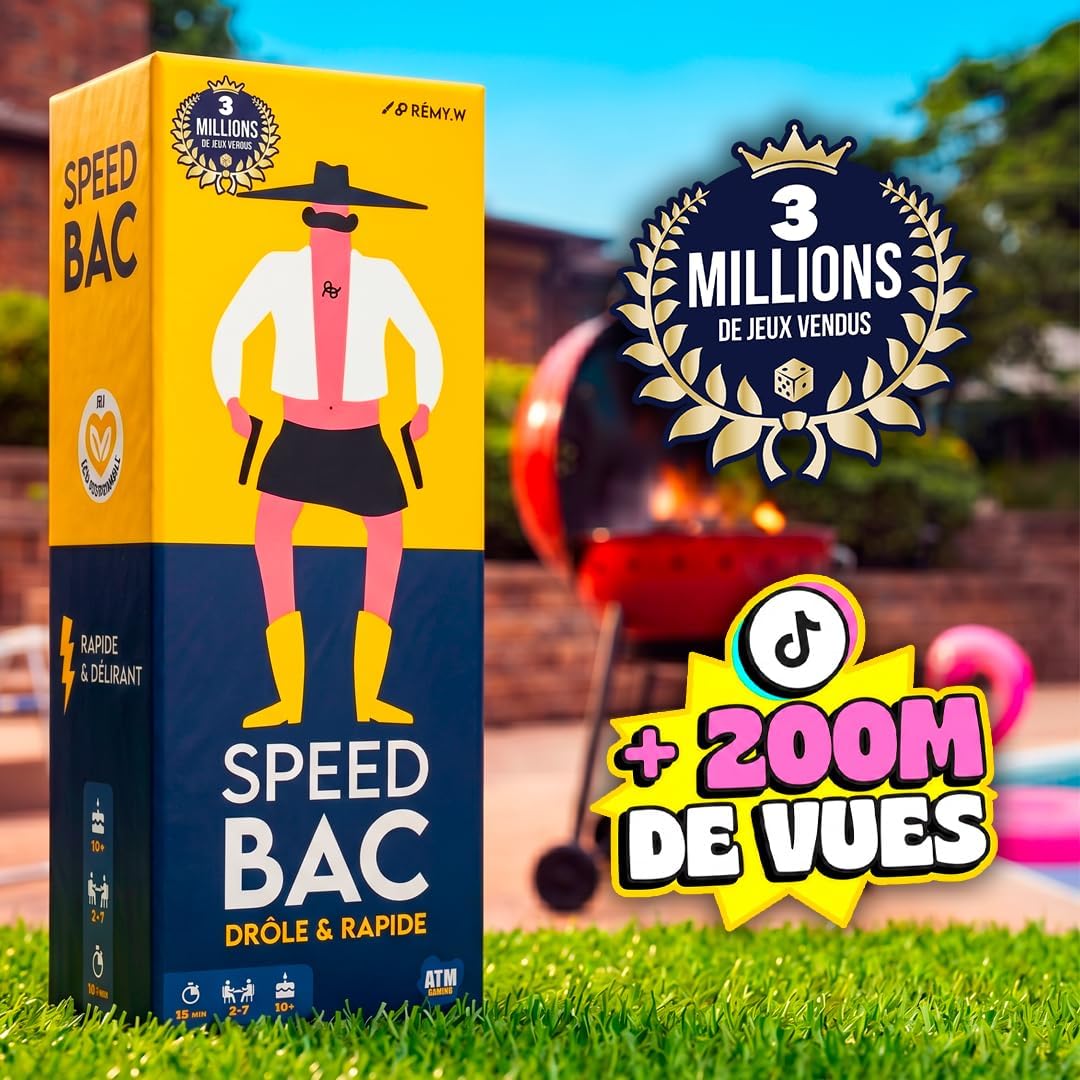 Detalle 2 de Pixiegames party game Speed Bac Jaune
