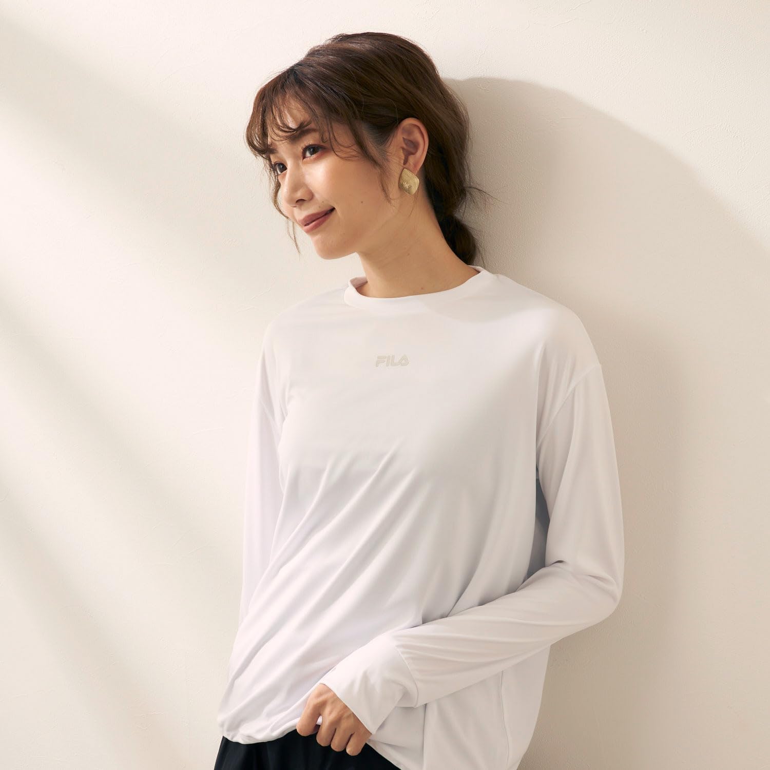 Thumbnail 3 de FILA 315187N レディース水陸両用水着4点セット UV遮蔽率90%以上・長袖Tシャツ付き