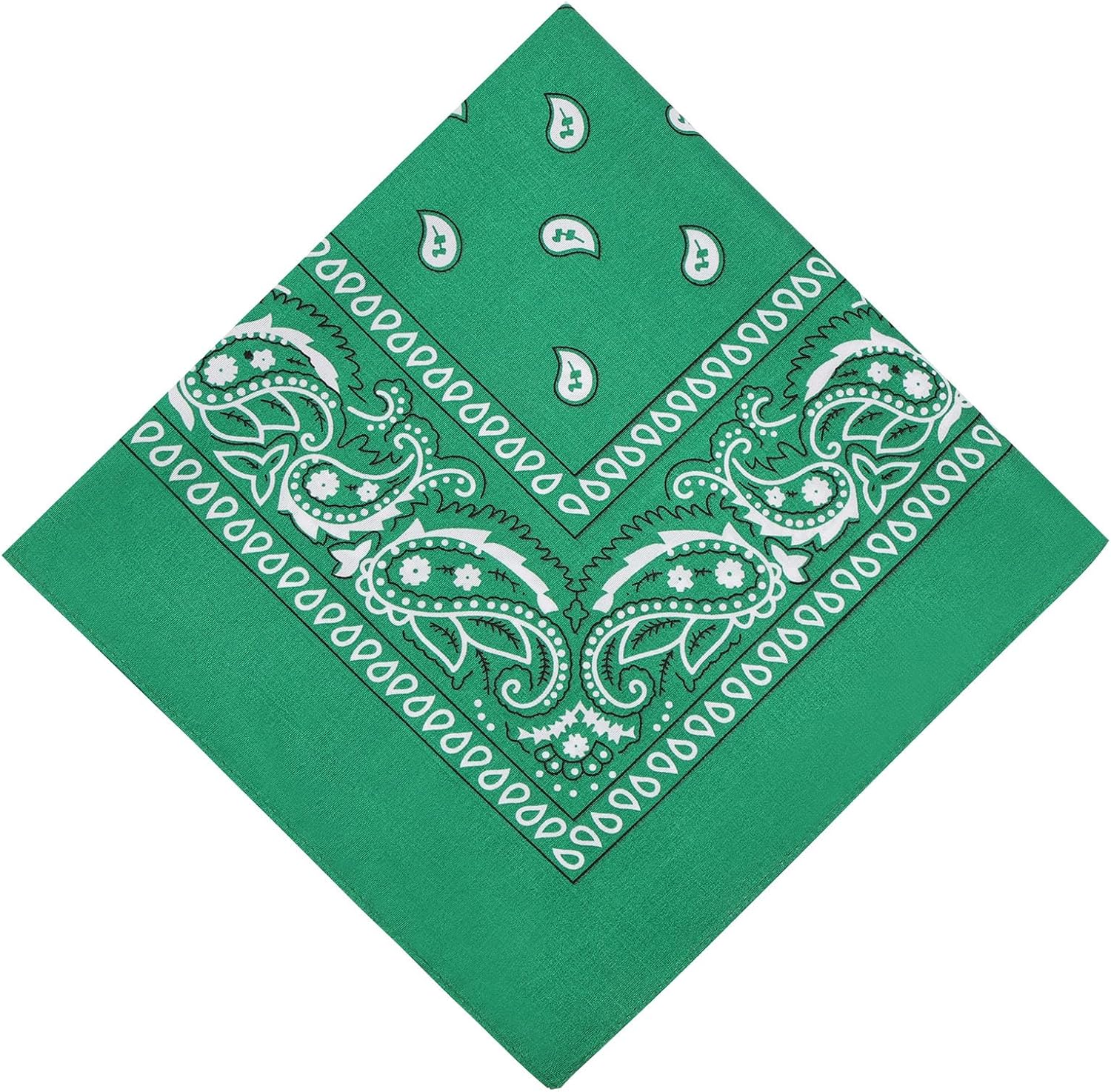 Thumbnail 3 de Aomig Set di 12 Bandane Colorate Multicolori 55x55 cm – Fazzoletti versatili per testa, collo, polso e cravatta