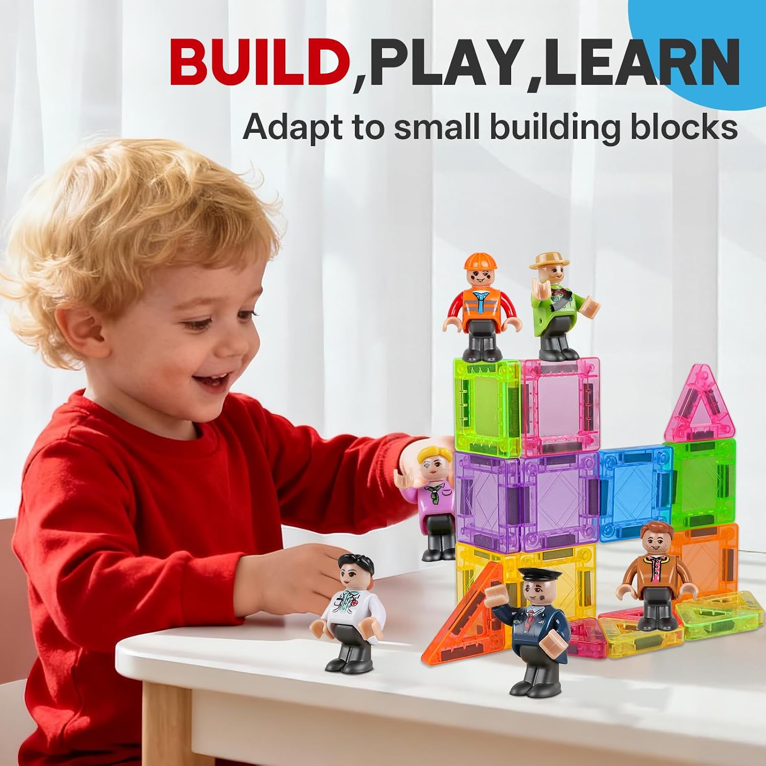Detalle 2 de Magnetic People Figures 15PCS for Kids 🧩