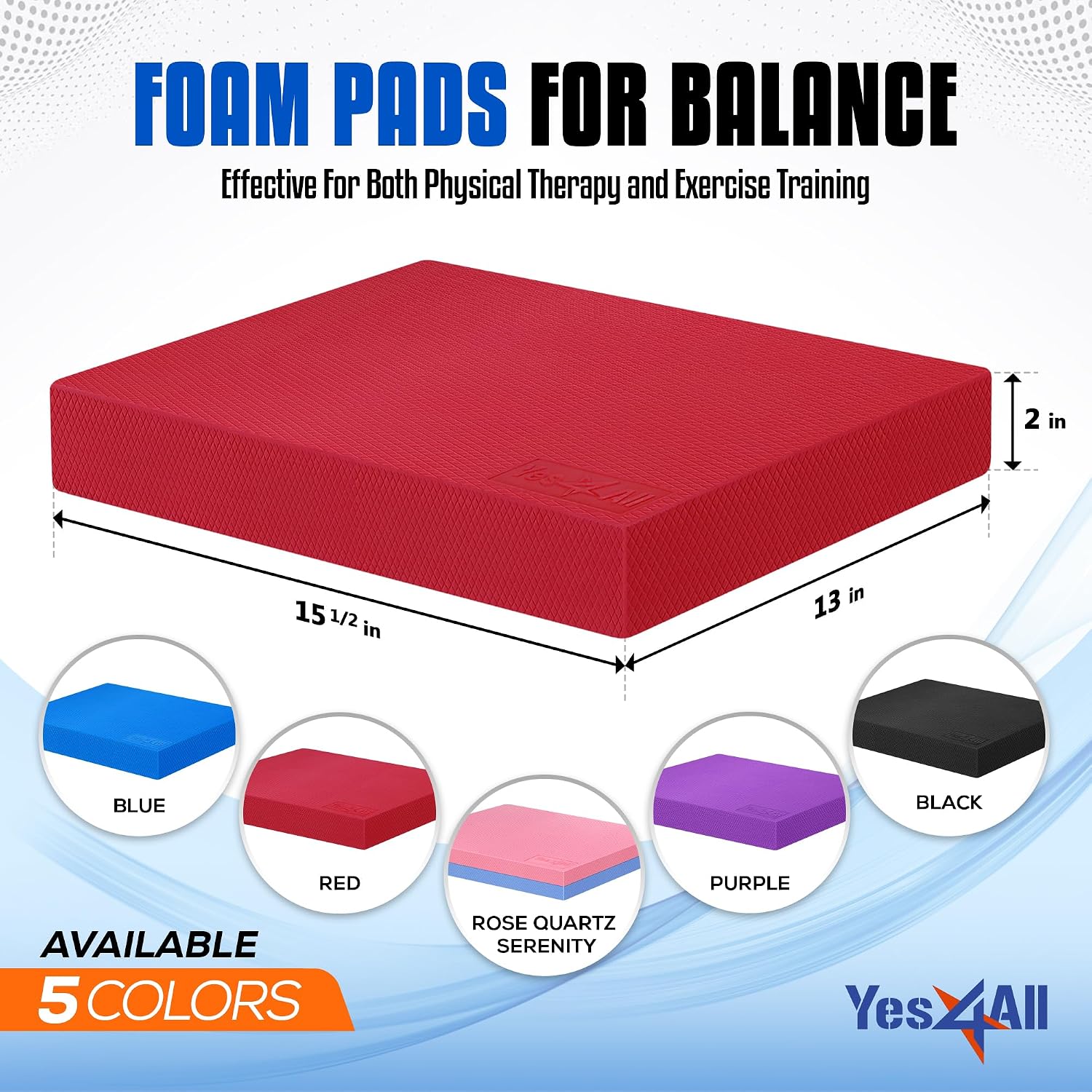 Detalle 2 de Yes4All Balance Pad, 15.5 x 13 x 2 in.