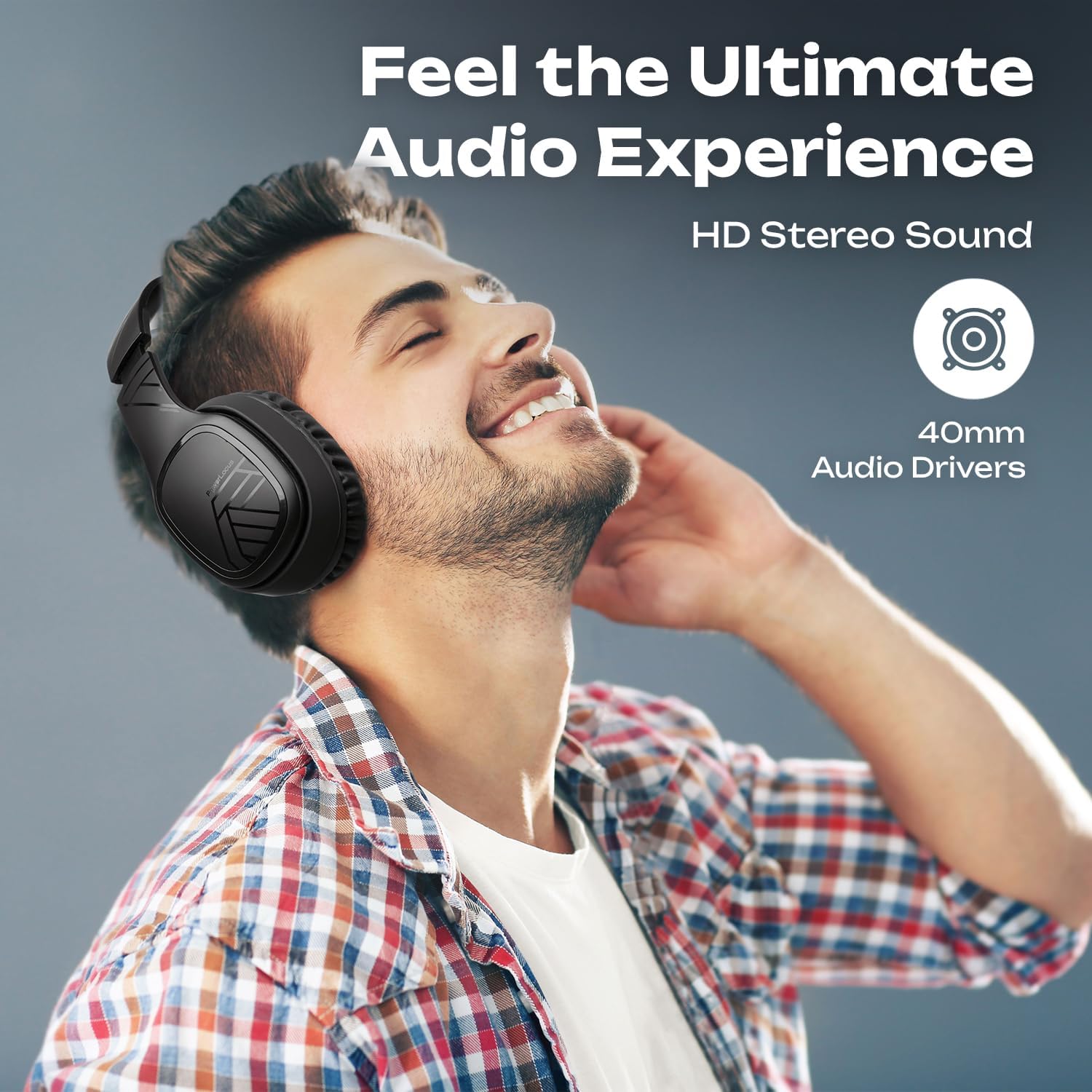 Thumbnail 3 de PowerLocus Wireless Headphones Over Ear: All‑Round Comfort and Long Battery Life