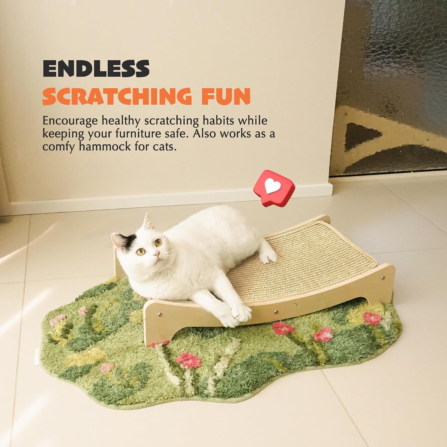 Detalle de PETKARAY Cat Scratcher with Sisal