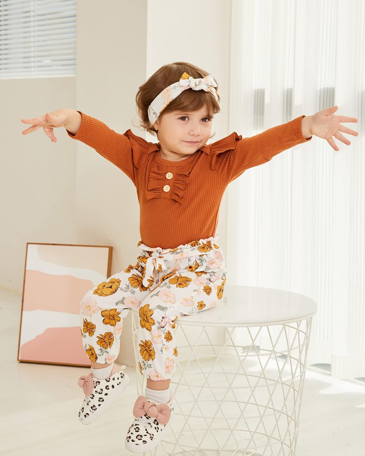 Detalle 2 de Kislio Baby Girl Outfit Set, Cotton Blend