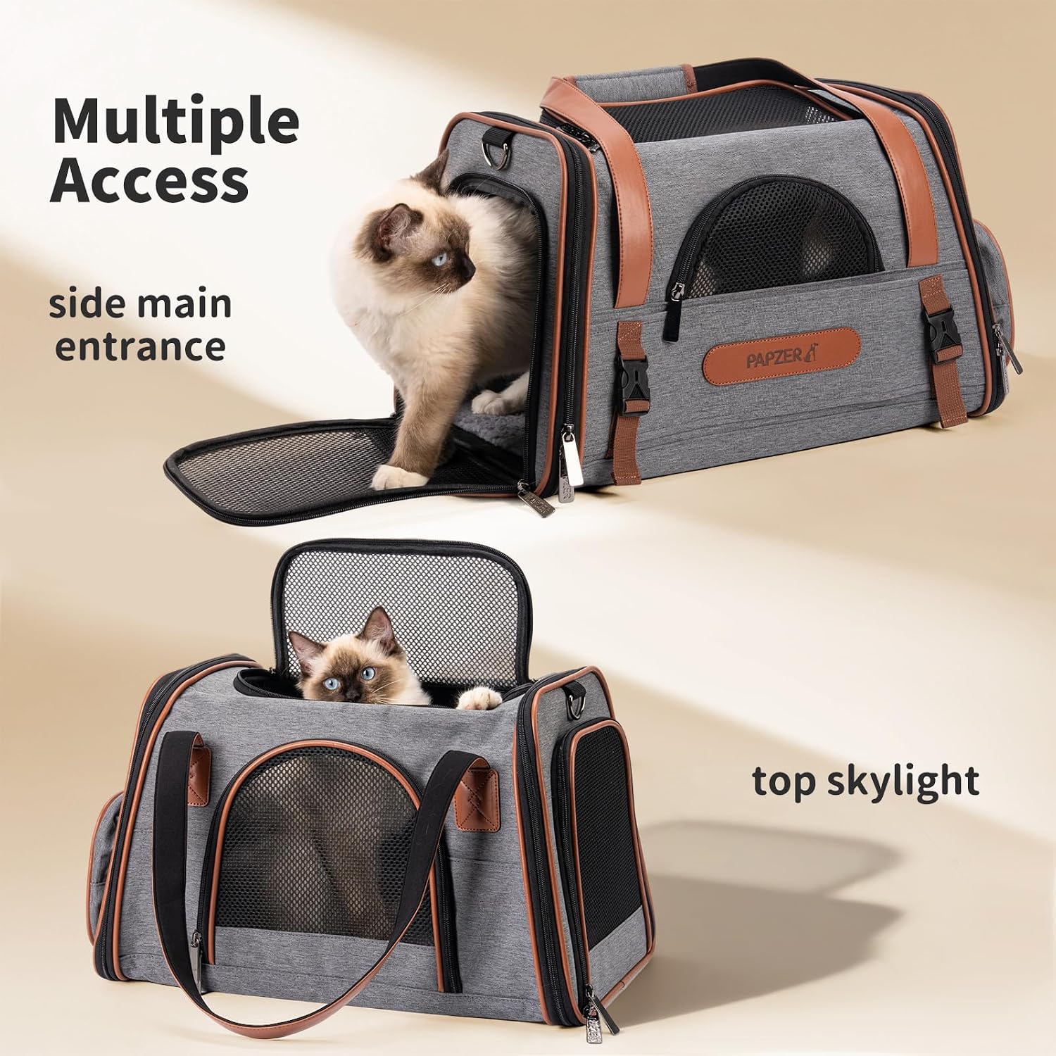 Detalle 2 de Pet Carrier with 900D Oxford Fabric