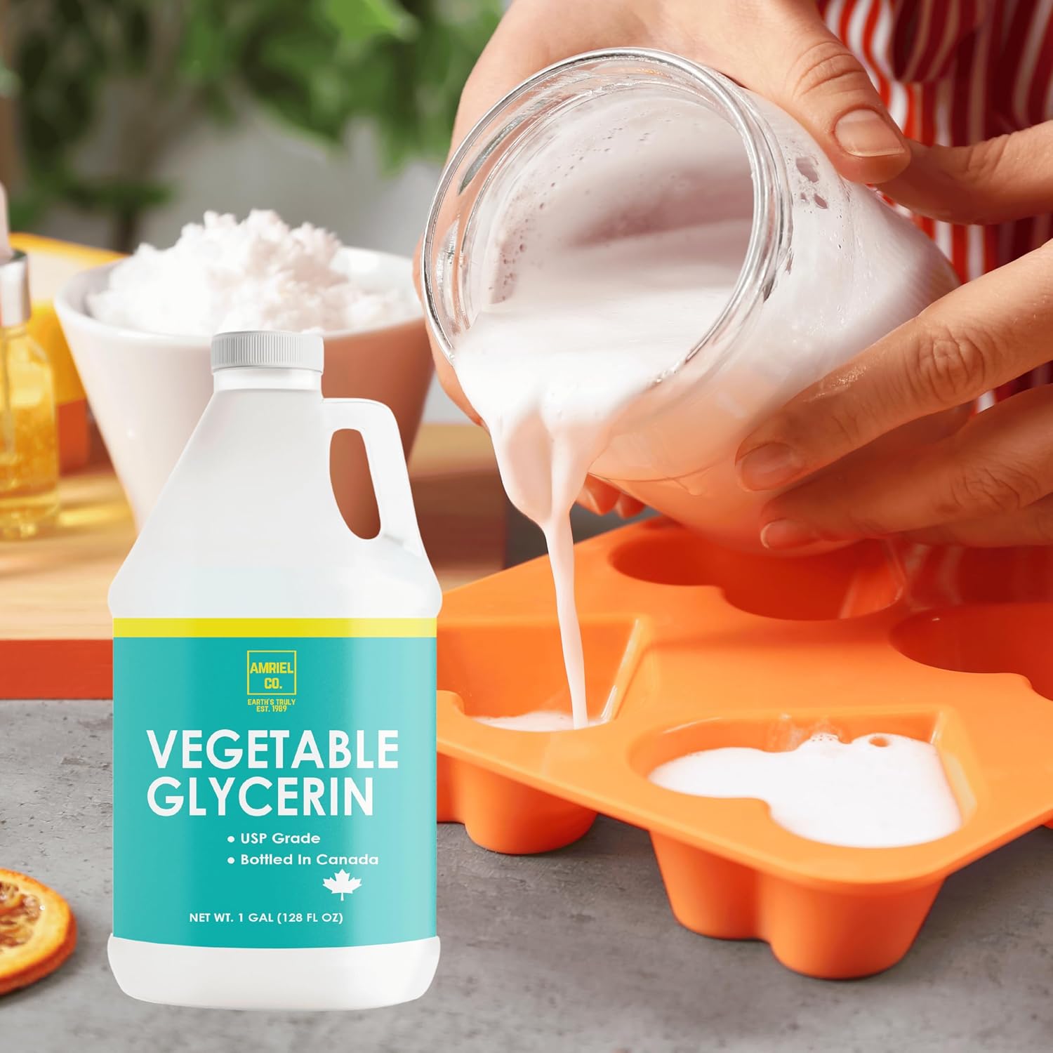 Detalle de Amriel Co Vegetable Glycerin, 1/2 Gallon, USP Grade and Kosher