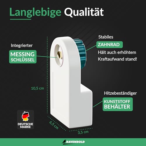 Thumbnail 1 de RAVENBOLD Heizungsentlüfter mit 5×5-mm-Schlüssel