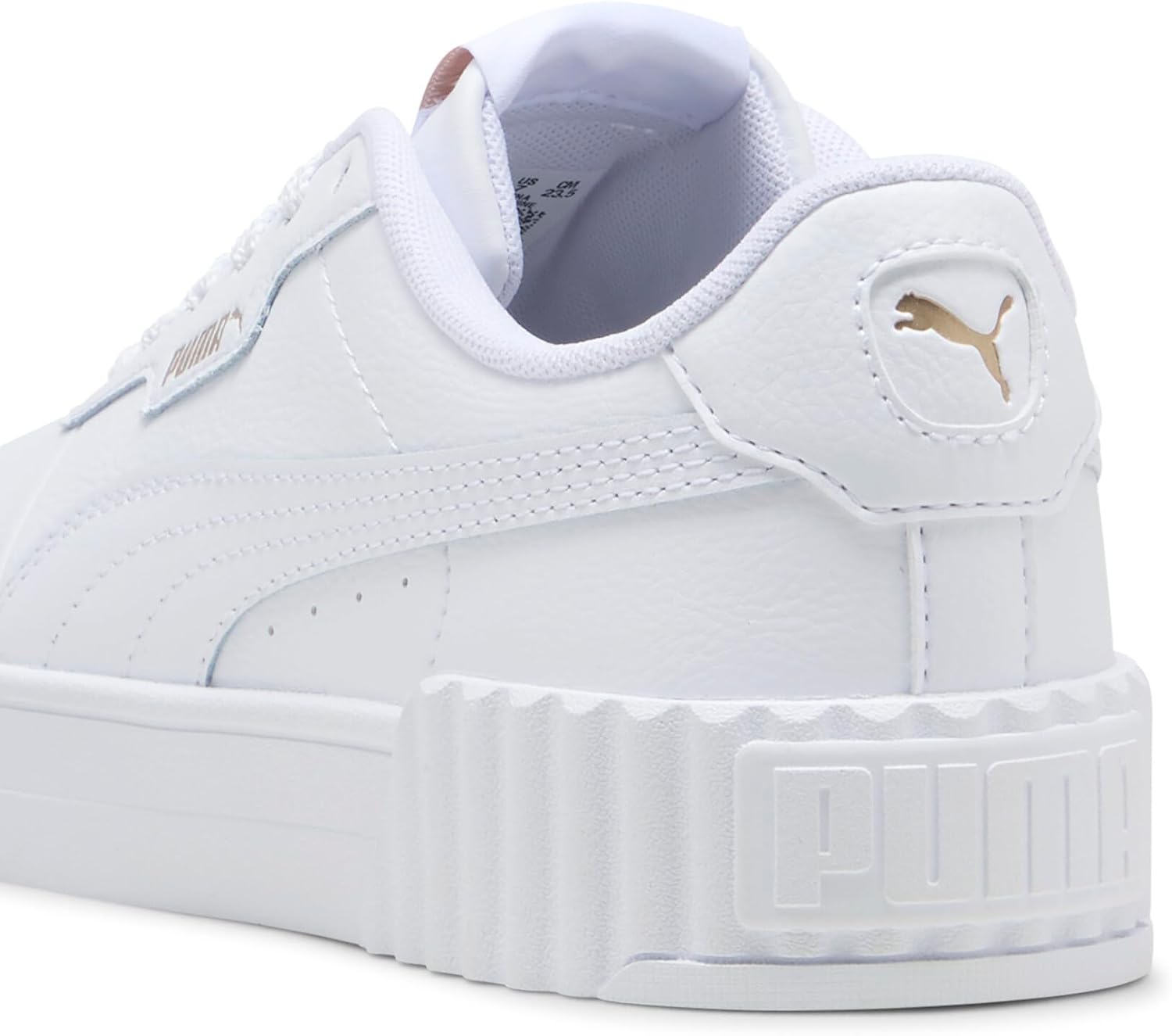 Thumbnail 2 de PUMA Damen Carina 3.0 Sneaker in Weiß/Gold – Größe 39 EU
