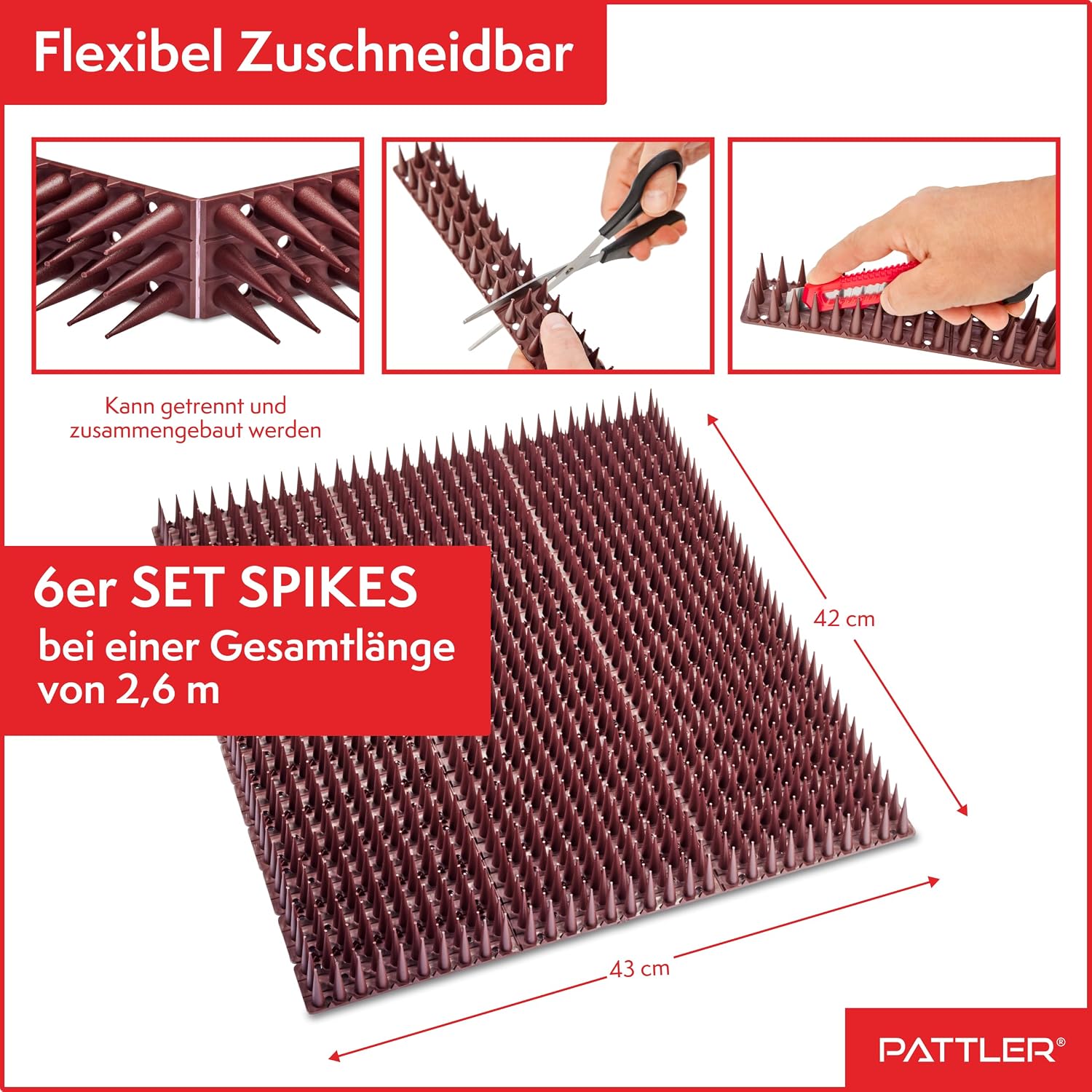 Thumbnail 3 de PATTLER Vogelabwehr 12 Stück 43 cm