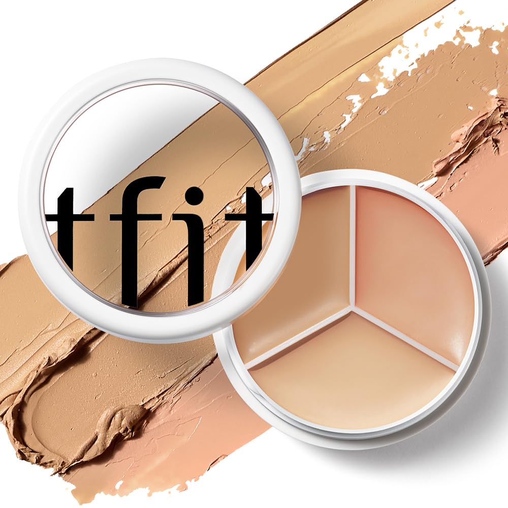 Detalle de TFIT LHB25-TFIT0002 3-Color Concealer Palette, 02 Warm, 15 g