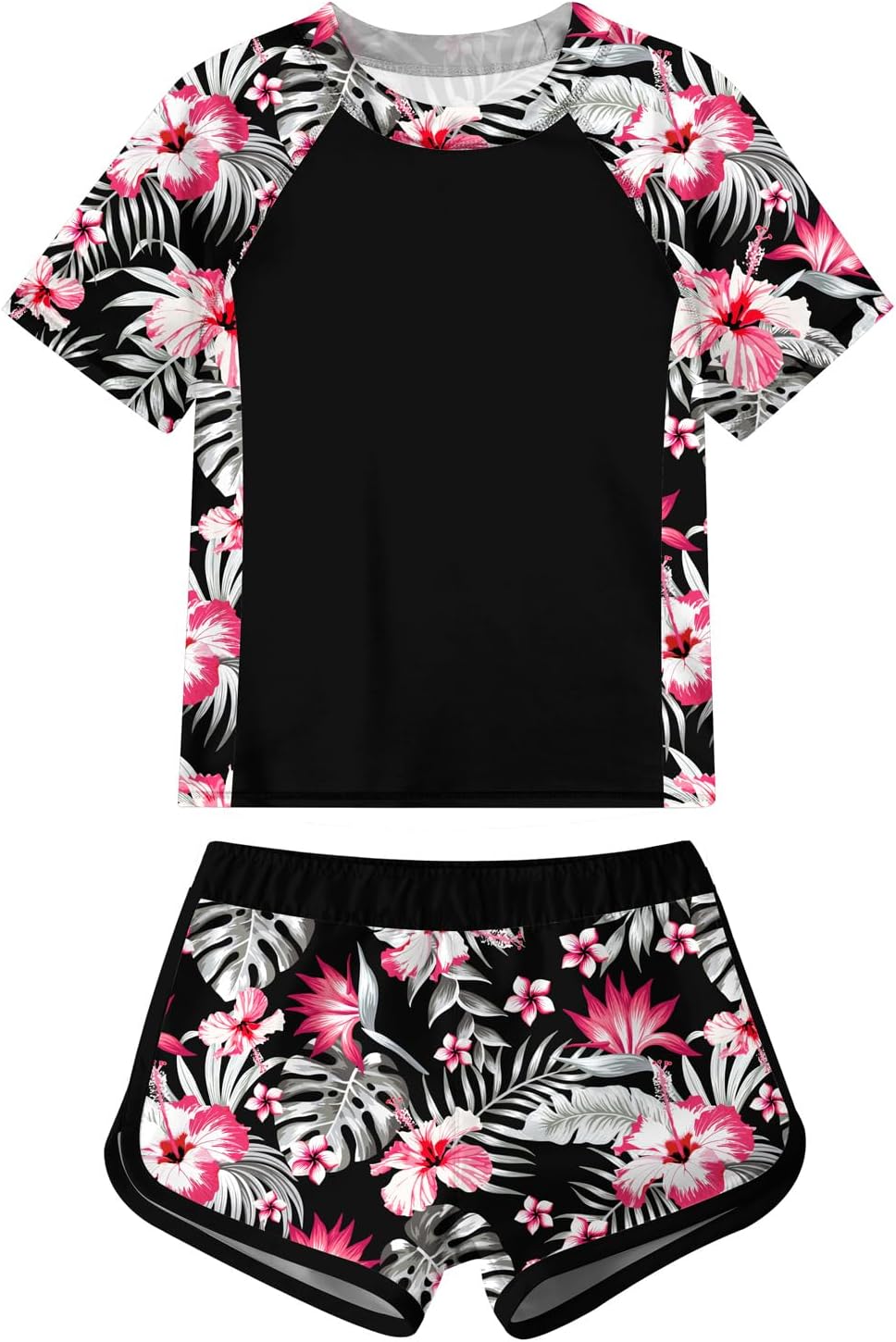 Thumbnail 6 de ADUKIDE Girls Rash Guard Swimsuit 2-Piece: UPF 50+ Sun Protection for 7-16T