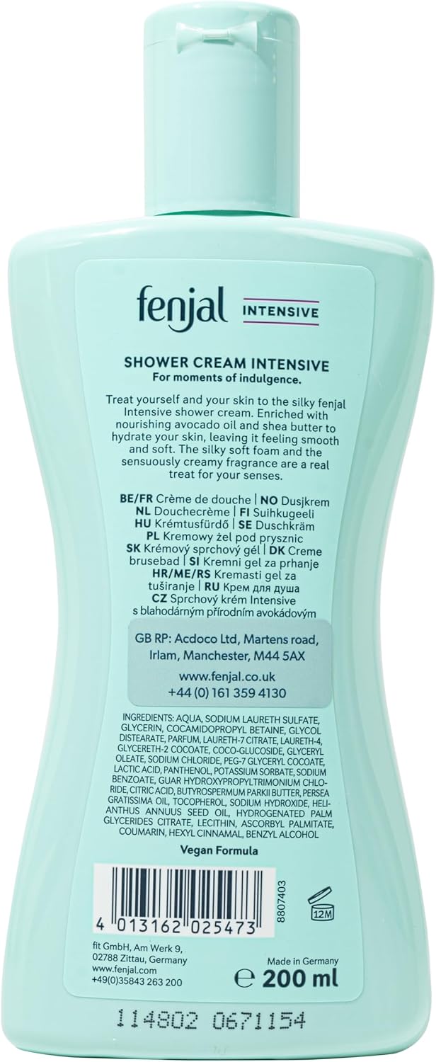 Thumbnail 1 de Fenjal Intensive Exfoliating Shower Creme with Bergamot & Vanilla (200 ml)