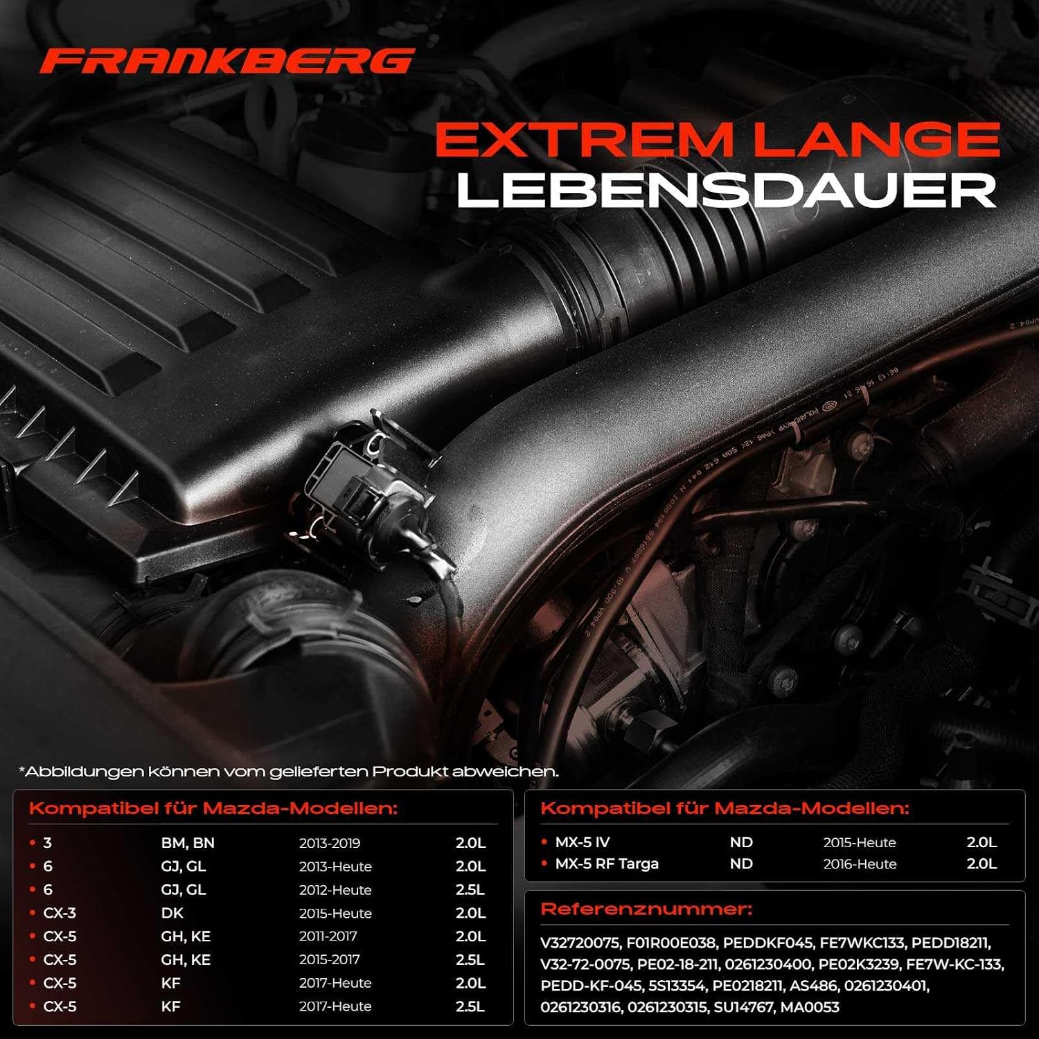 Detalle de Frankberg Ladedrucksensor PE0218211 4‑Pol