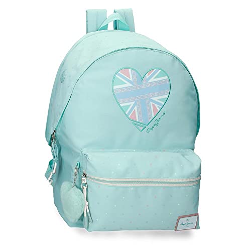Detalle de Pepe Jeans Nerea Mochila para portátil 15,6" azul 💼