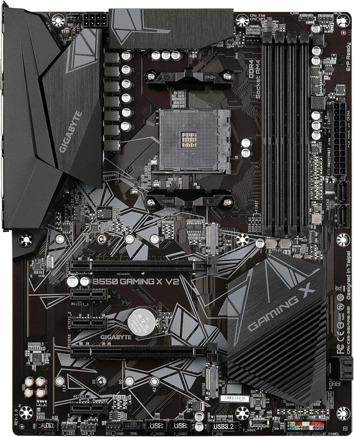Detalle 2 de Gigabyte B550 Gaming X V2 scheda madre DDR4