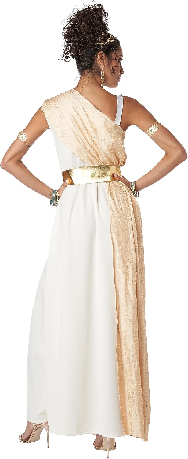 Detalle de California Costumes Golden Goddess Women's Toga Costume with Gold Accents