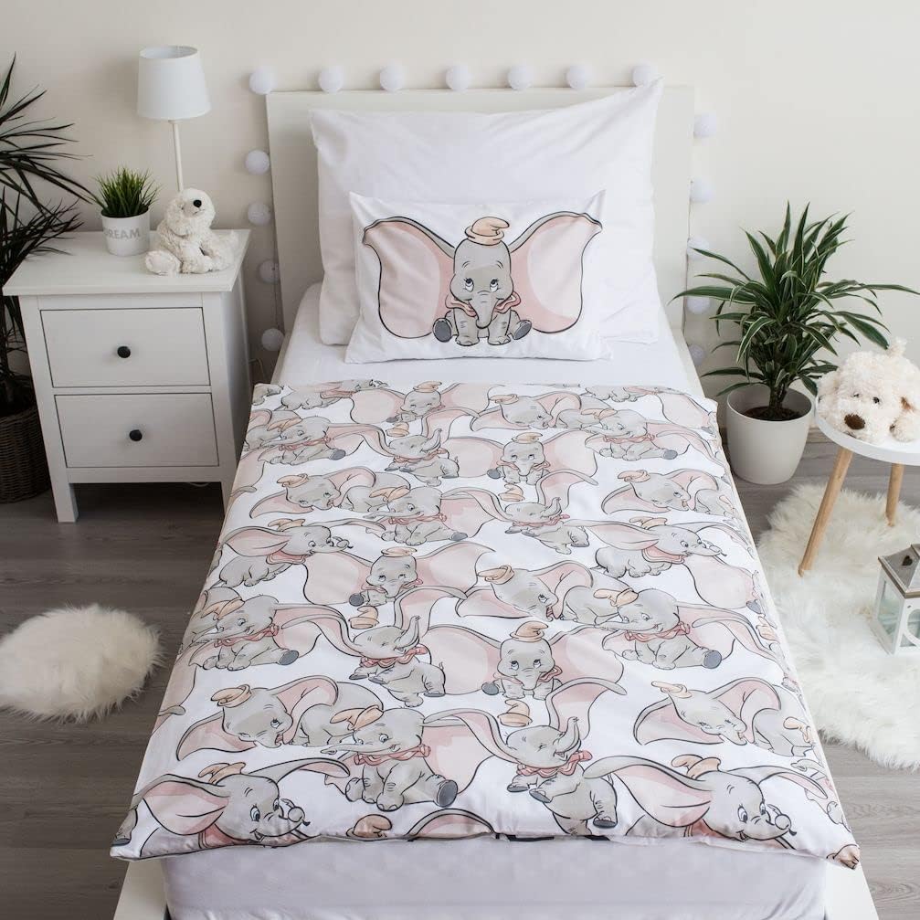 Thumbnail 3 de Dumbo Disney – Baby-Bettwäsche aus Baumwolle: Bettbezug 100 x 135 cm, Kissen 60 x 40 cm