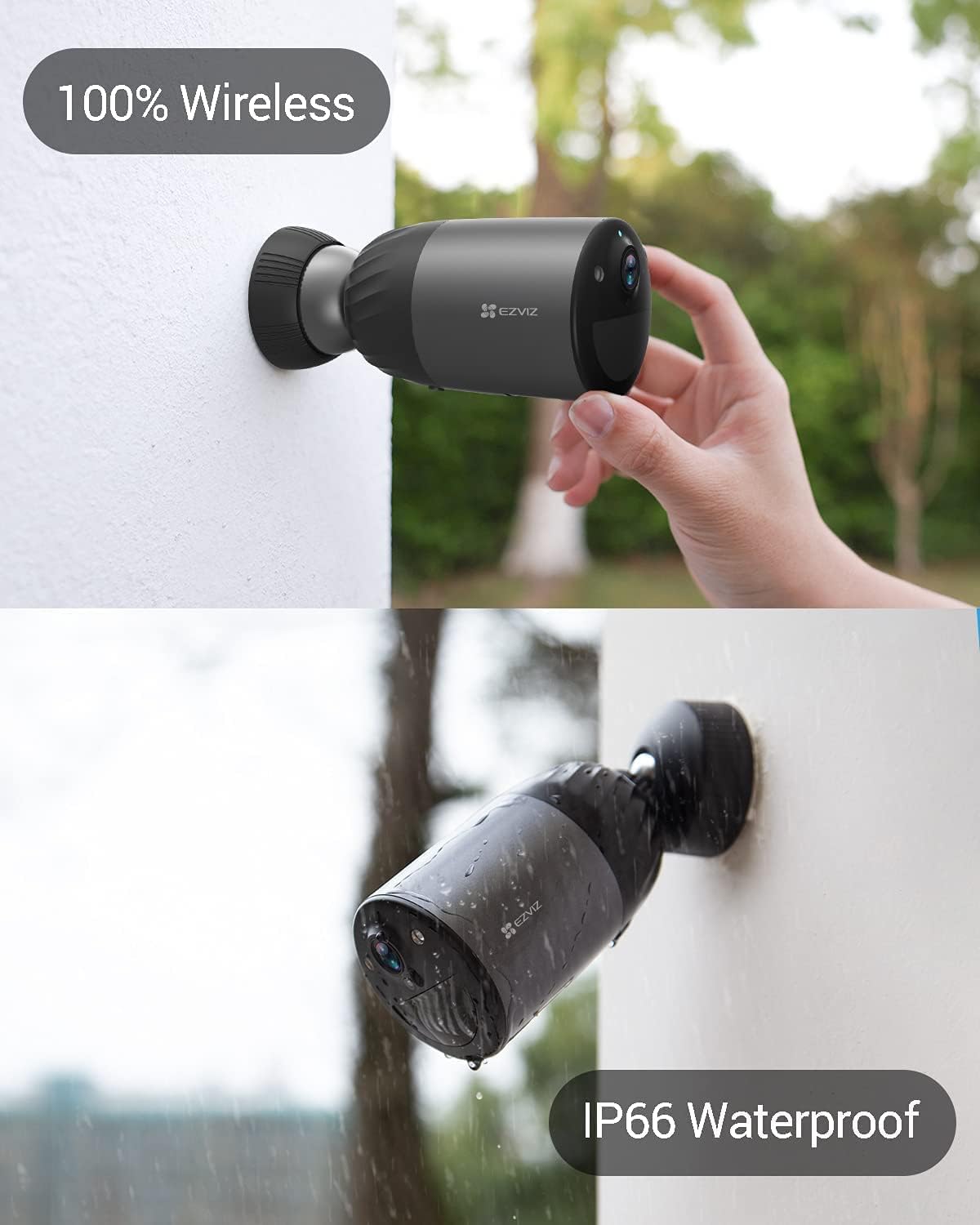 Detalle 2 de EZVIZ BC1C 1080P Battery Security Camera with 32GB storage