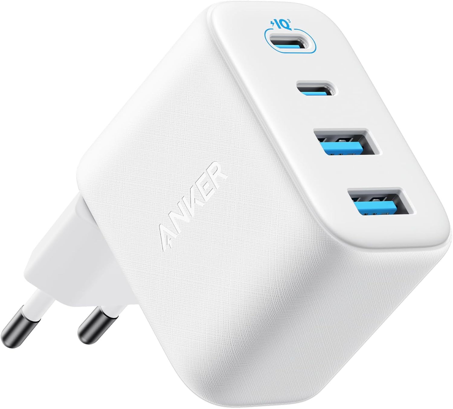 Detalle de Anker Zolo Cargador USB C GAN 50 W 4 puertos
