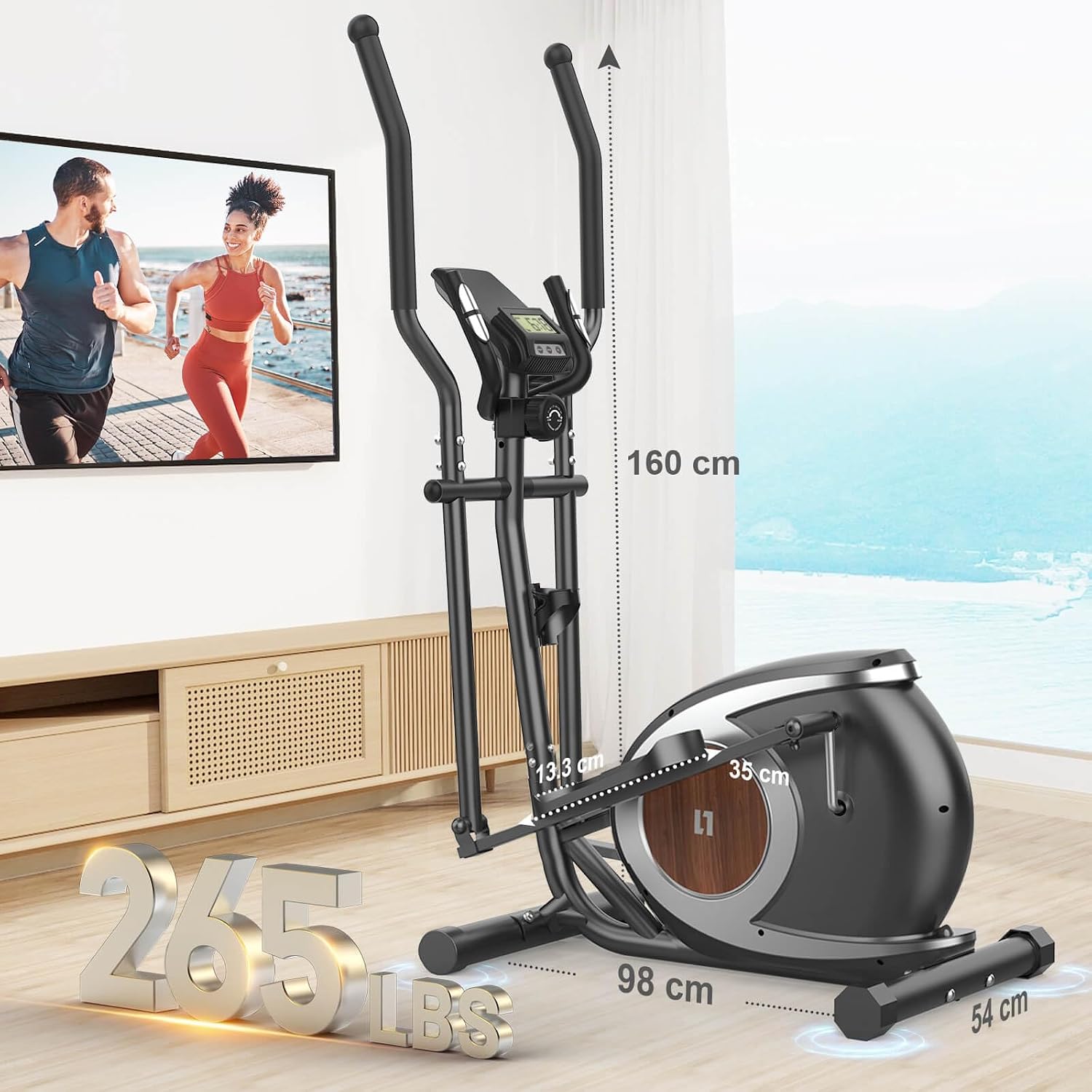 Detalle de Neezee Ellittiche Magnetico con 16 Livelli di Resistenza – Allenamento a casa silenzioso e versatile